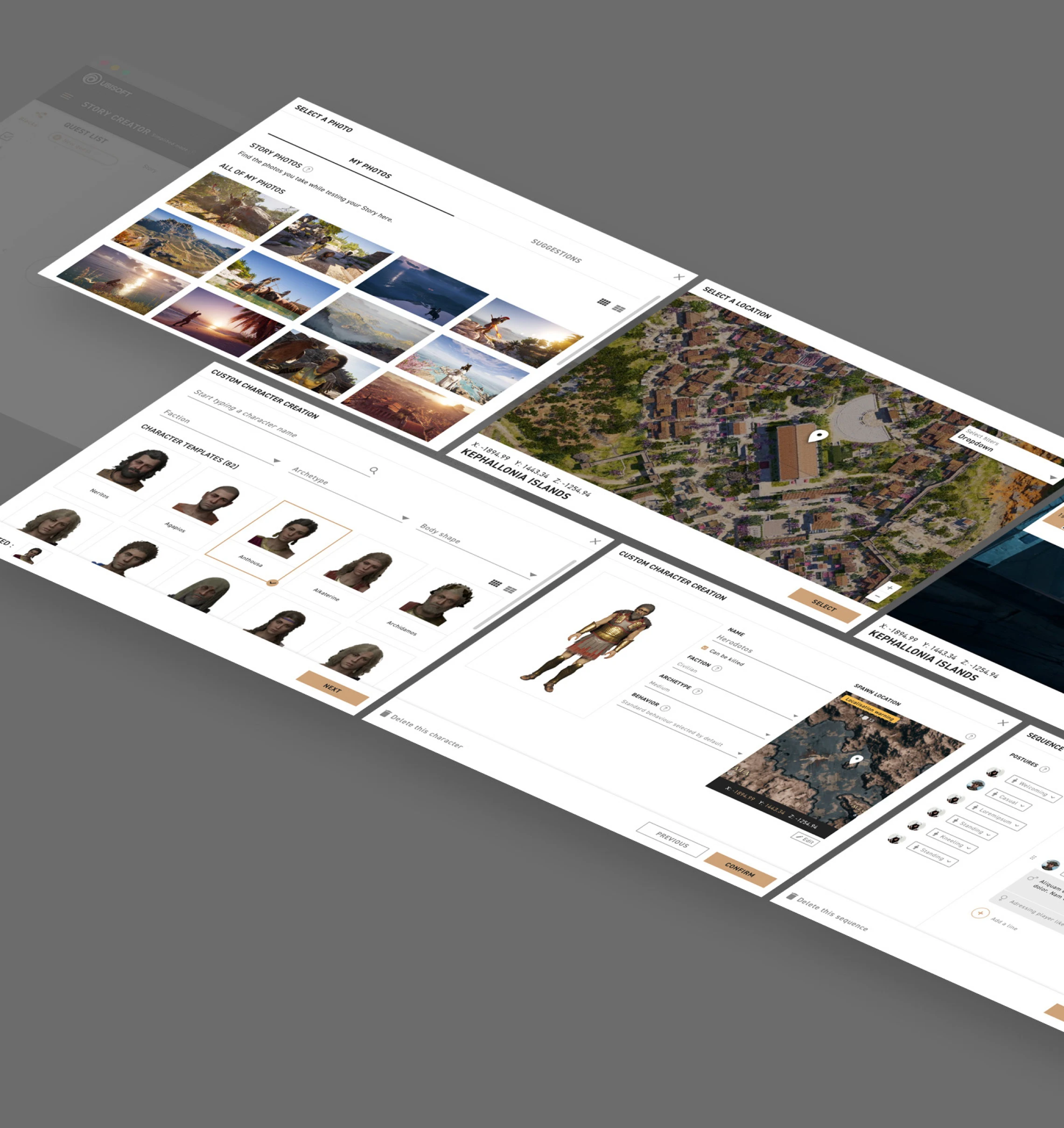 Modal windows designed for clear interactions and streamlined usability